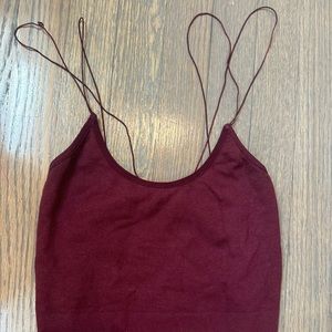 Maroon Tank Top